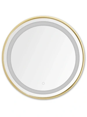 Spogulis ar LED apgaismojumu Ø 60 cm, 24W, 3CCT